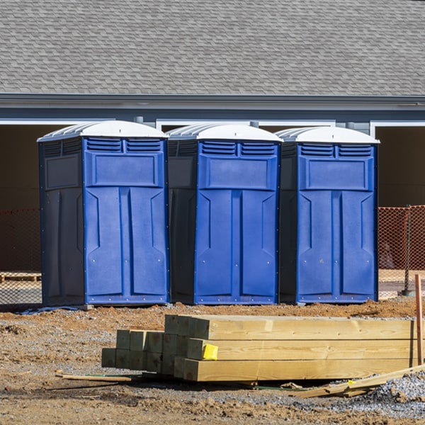 are there any restrictions on where i can place the porta potties during my rental period in Denville New Jersey